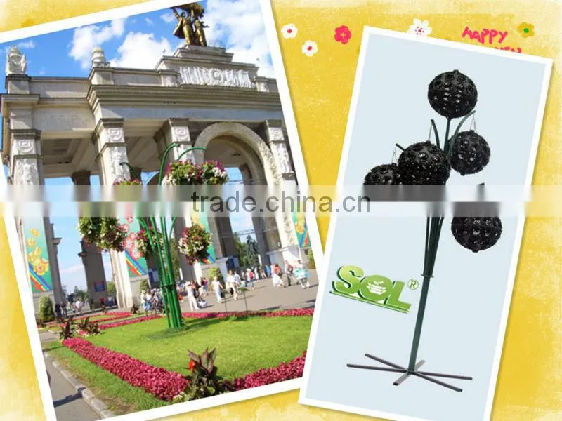 New garden Ball shaped decorative planters pots SL-Y060-5 plastic planter