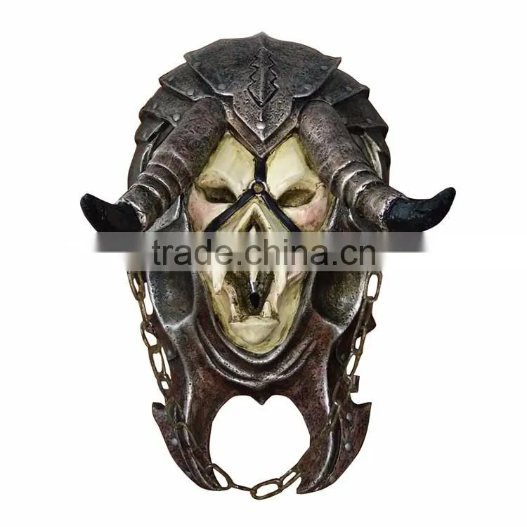 Custom life size carved dragon head skull for sale