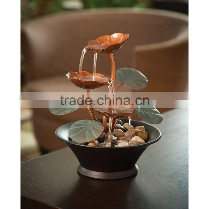 Indoor Water Lily Water Fountain