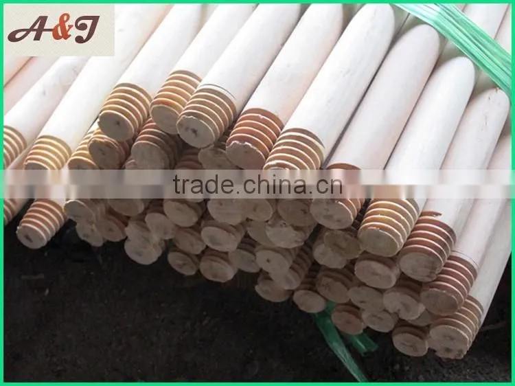 natural wooden handle for broom, wooden broom stick, brush handle