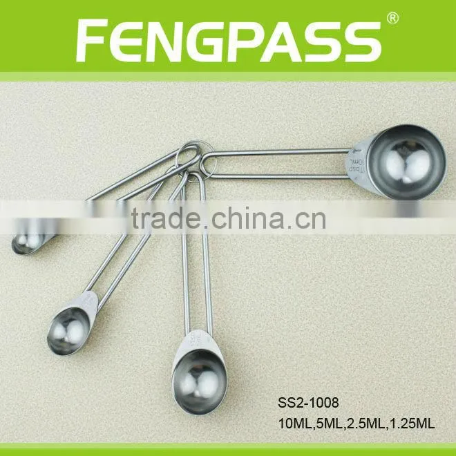 Exclusive design stainless steel measuring spoons(6-13-17)
