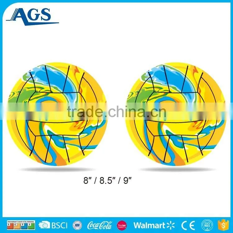 Low price custom world map non-toxic pvc toy balls