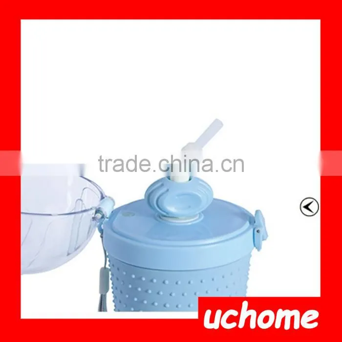 UCHOME New Arrival Creative Plastic Sports Water Bottle Stirring Plastic Bottle