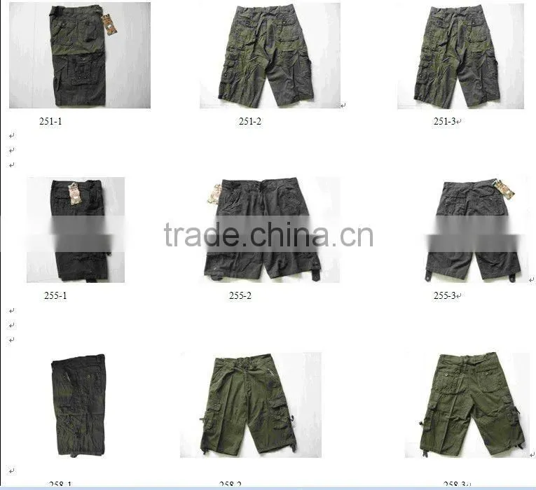 men's traditional cotton canvas shorts 251,255,258,262,391