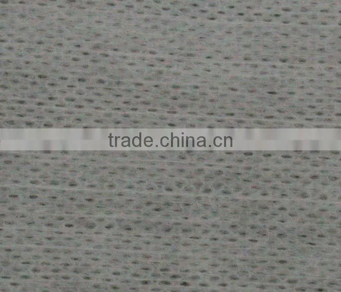 White BR eyelet infusion cloth /spunlaced non-woven fabric