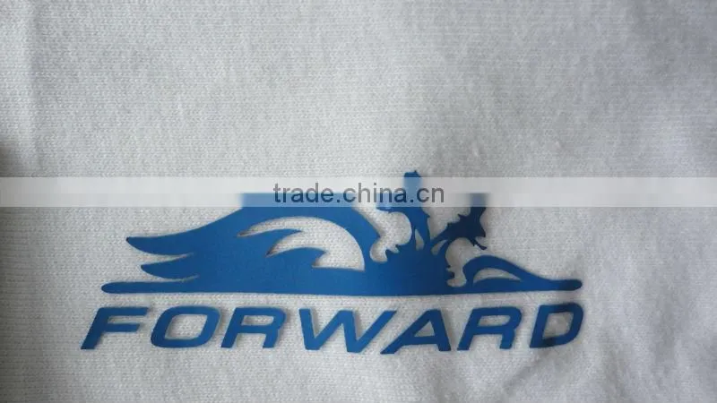 custom plastisol heat transfer label for clothing