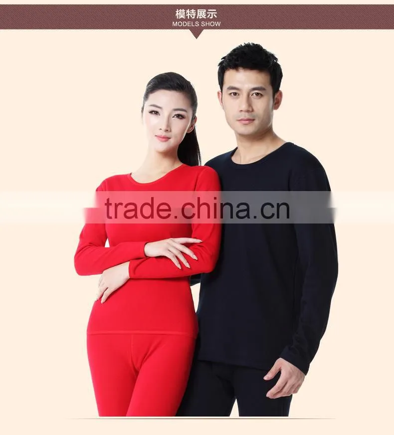 Top Brand High Quality Winter Thermal Suit Women And Men Long John Set Thick Warm