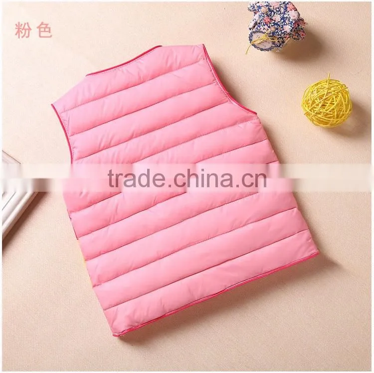 Baby cloting baby vest winter cotton dress child baby down jacket OEM