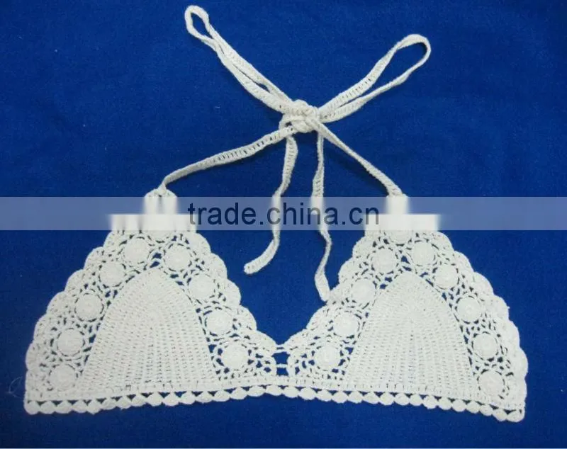 crochet popular cotton bra pattern