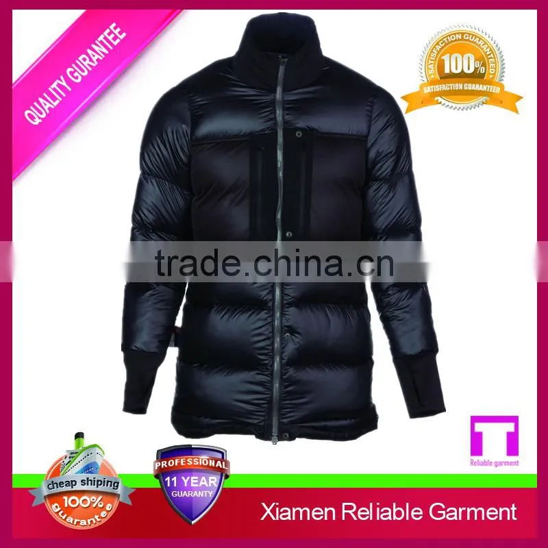 Black colour the north men winter duck down jacket