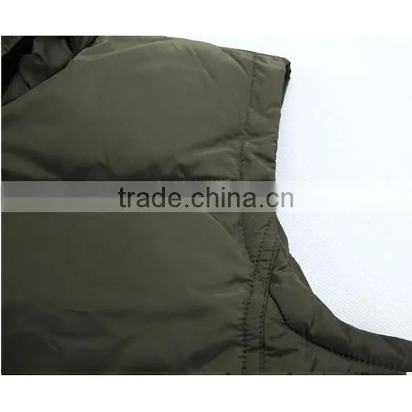 2015 New Arrival Customized Outdoor Casual Men Unisex Winter Vest,Winter Coat