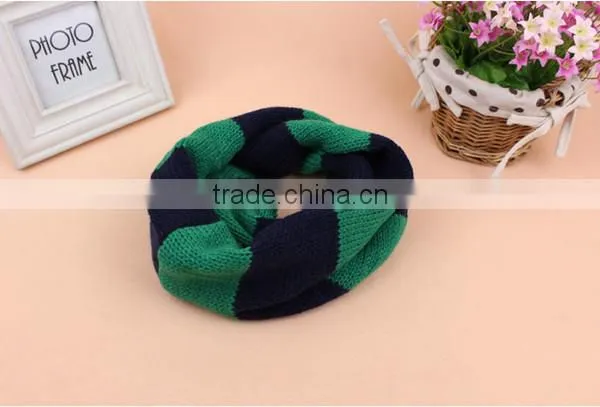 Englishism 5 colors choice autumn and winter warm double color acrylic winter woolen children scarf