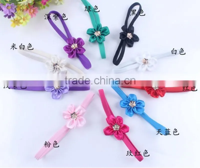 New Style Beautiful Chiffon Headband hairband Baby Girls flowers headbands With Elastic Kids' hair accessories Baby Headwear