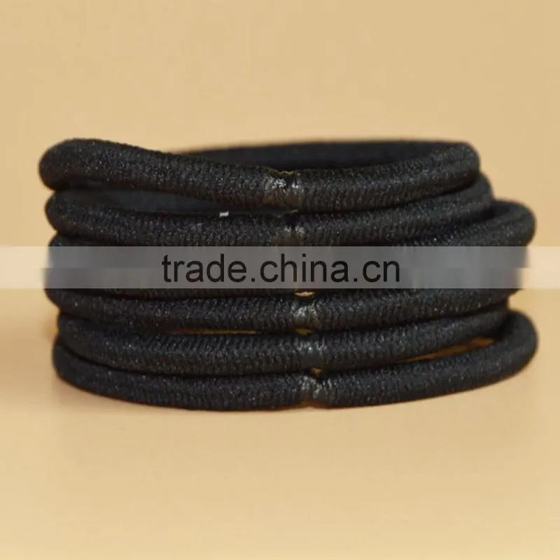 Black Ponytail Ring Elastic Hair Bands