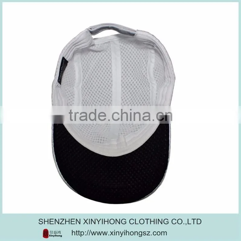 Fashion 100% Polyester Golf Caps with hook and loop