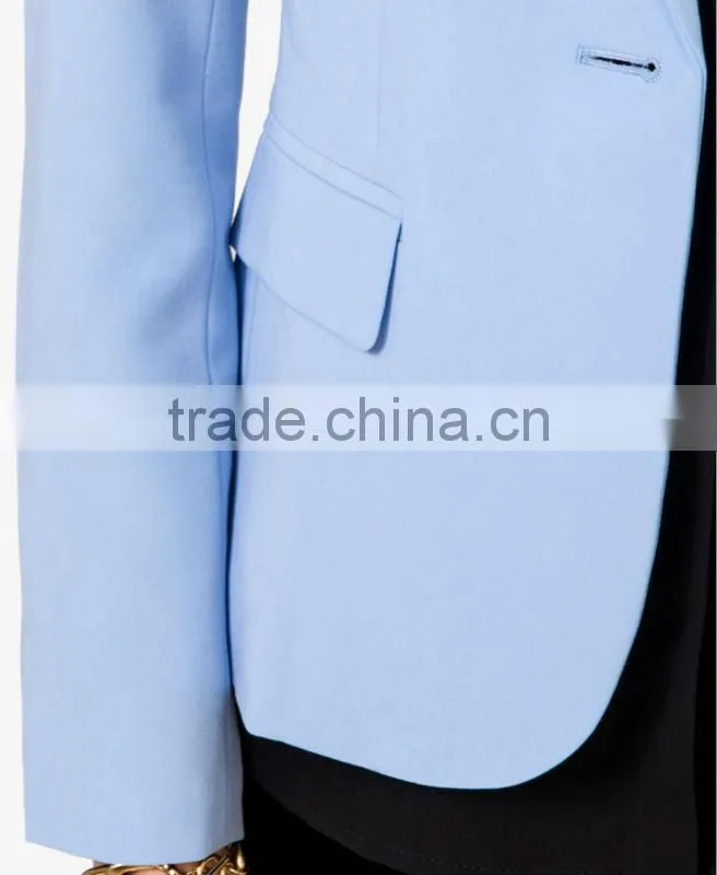 School Marled Button Blazer