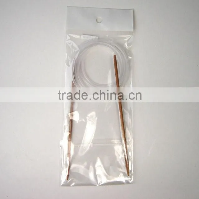 15sz 60cm Carbonized bamboo circular knitting needle