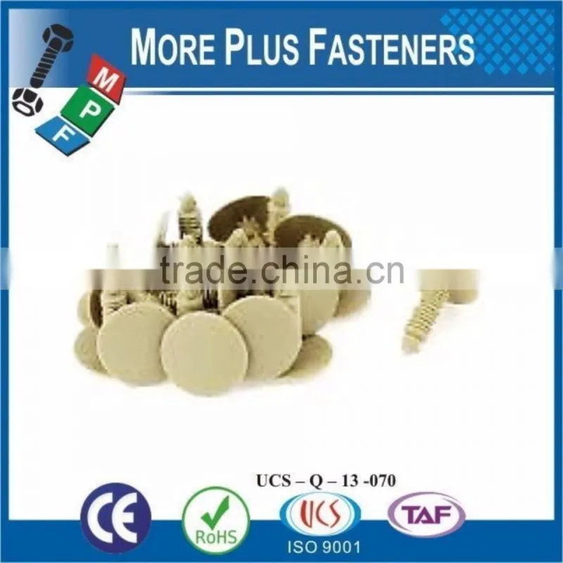 Made in Taiwan Gray Plastic Car Plastic Retainer Trim Fastener Push Type Fender Shield Clip Rivet