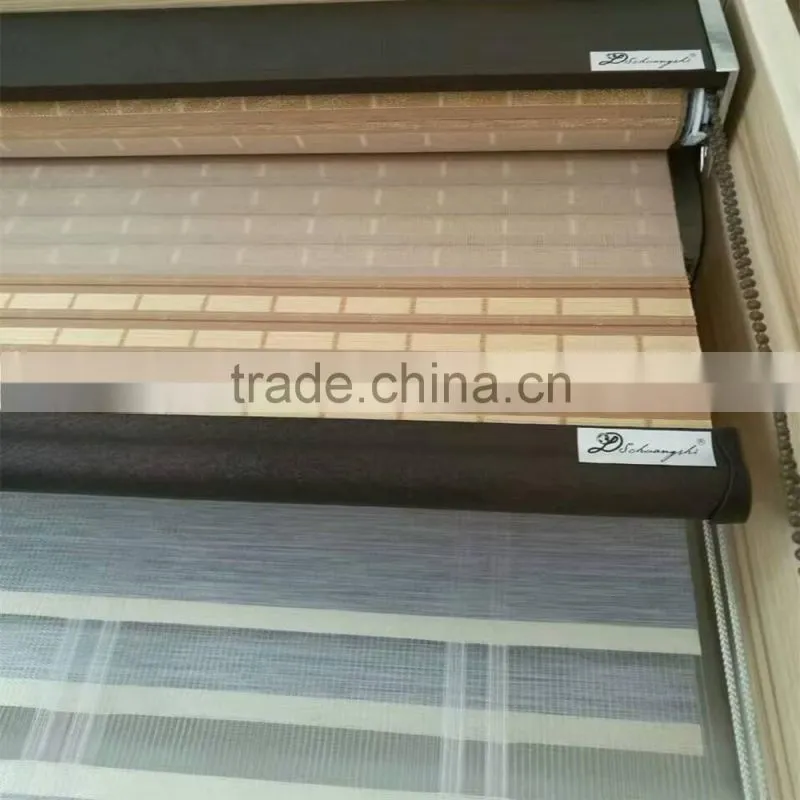 latest fashion zebra blinds sheer blackout curtai fabric china wholesale