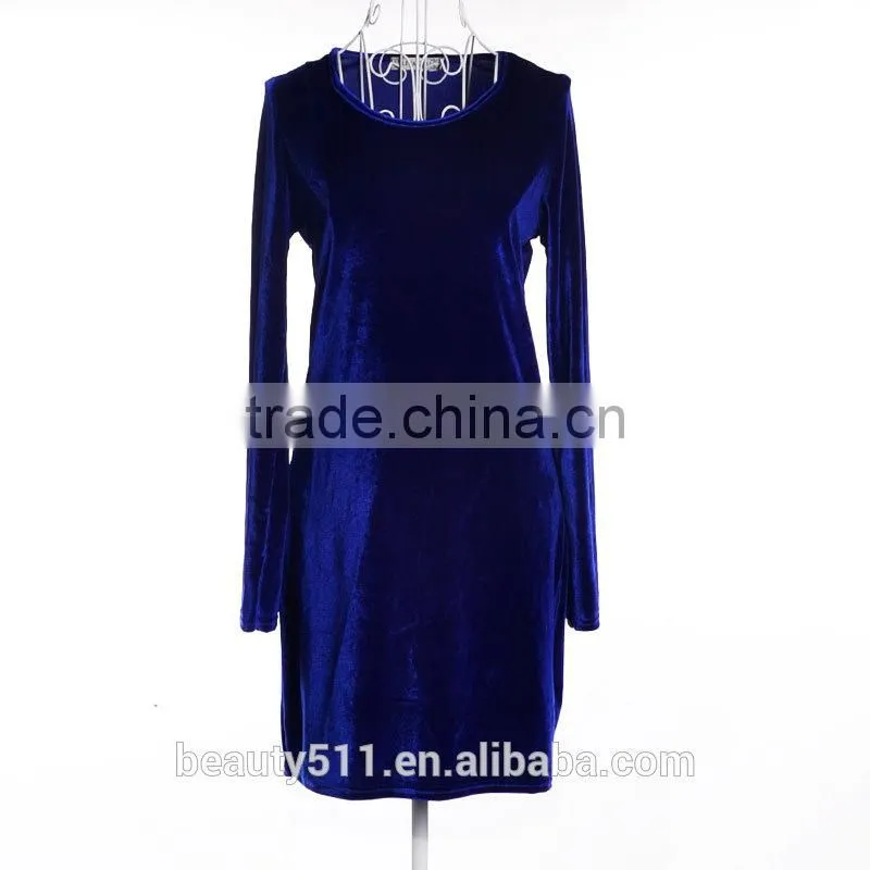 Women Party Dresses Synthetic Leather Suede Long Sleeve Sexy Club Winter Dress Bodycon Bandage Dress SD55