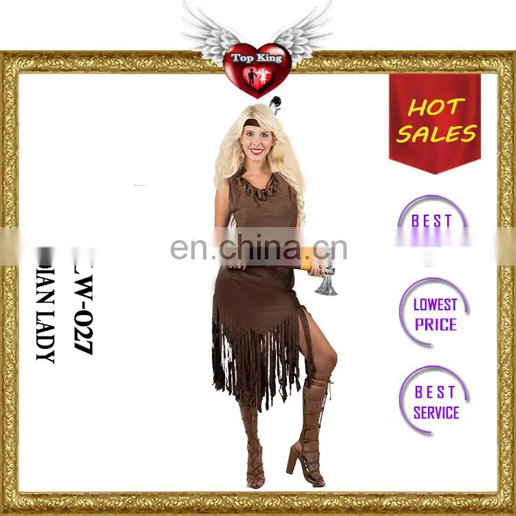 Special Holiday Lady Sexy Dress Halloween Indian Lady Costumes for Woman