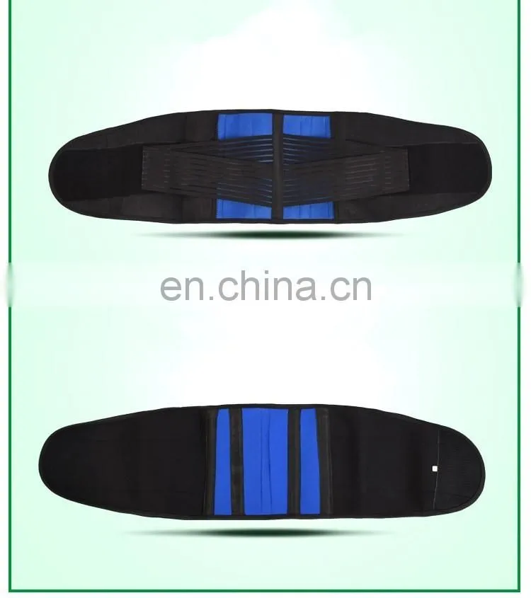 2016 YIBISH Medicial Neoprene Back Support Belt Orthopedic Back Pain Relief Belt#HYD-001