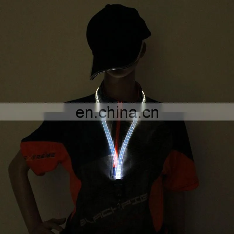 NEW arrival lanyards with logo promotional led lanyards lanyards glow in dark