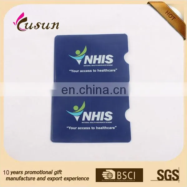 2015 Simple High quality leather pu credit ID card holder Fashion Custom Promotional Cheap Card Holder