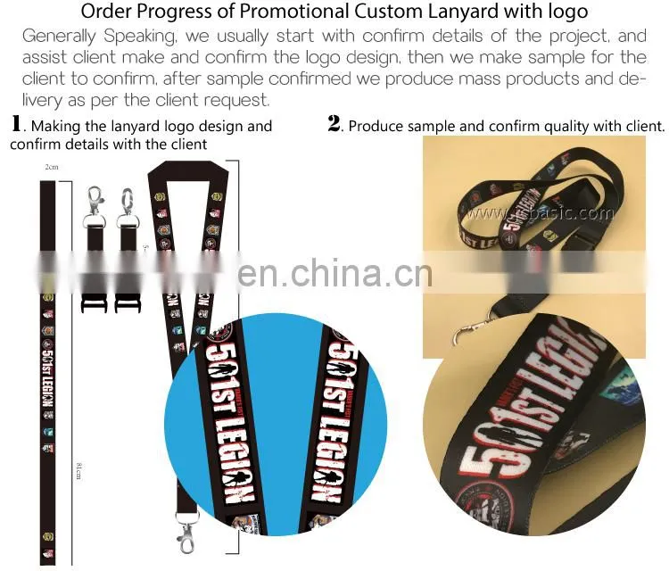 Accessories of Screen lmprinted Polyester and heat transfer Lanyards