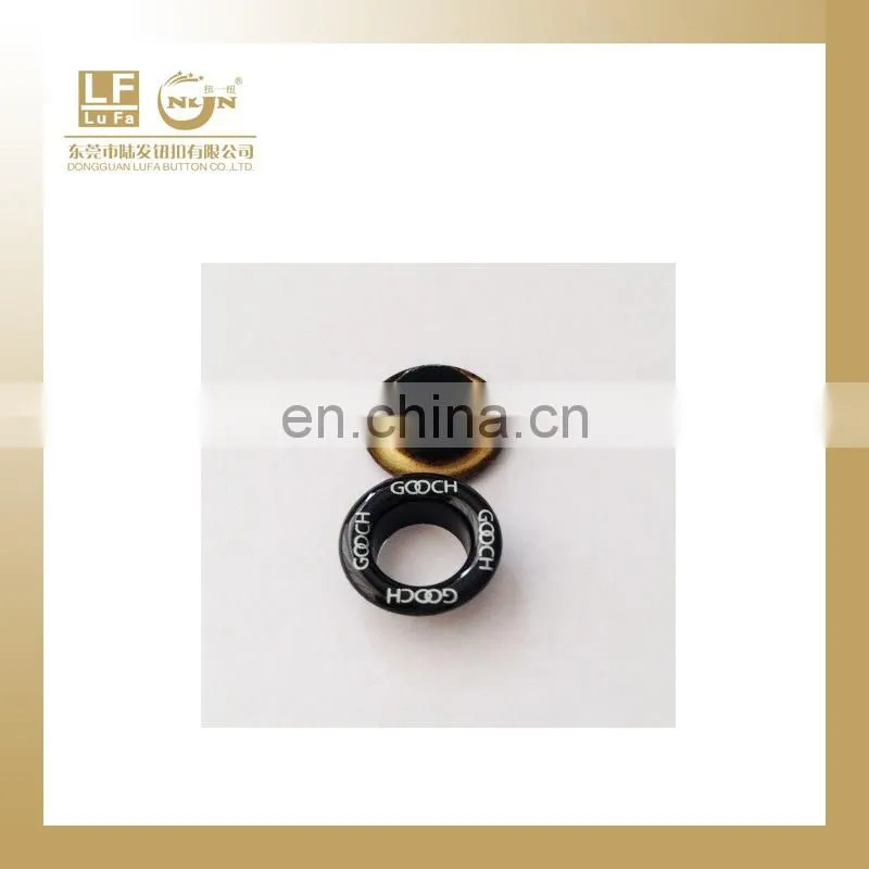 colored custom painted metal eyelet