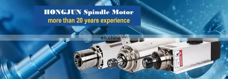 24000RPM 2.2KW water cooled high speed CNC router lathe AC spindle motor for metal cut