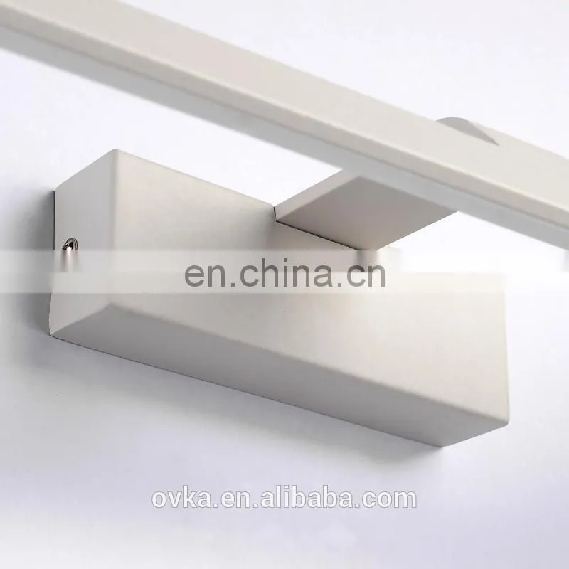 Simple white led mirror light for bedroom toilet light