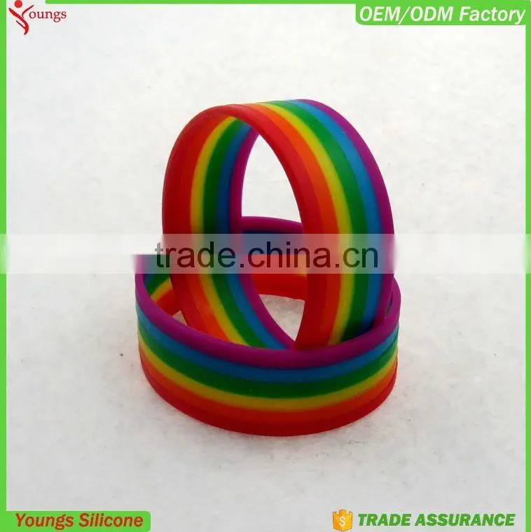 Summer bracelet 2016 FDA Silicone Rubber Bracelet Wrist hand Bangle Bracelet