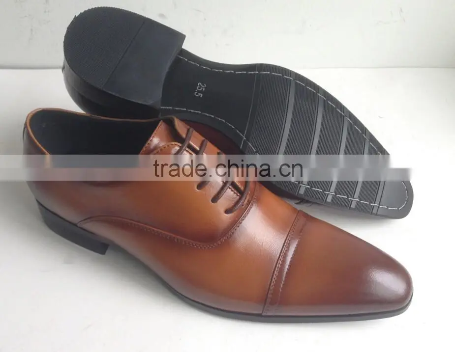 2016 new classy leather pu best men business casual dress shoes