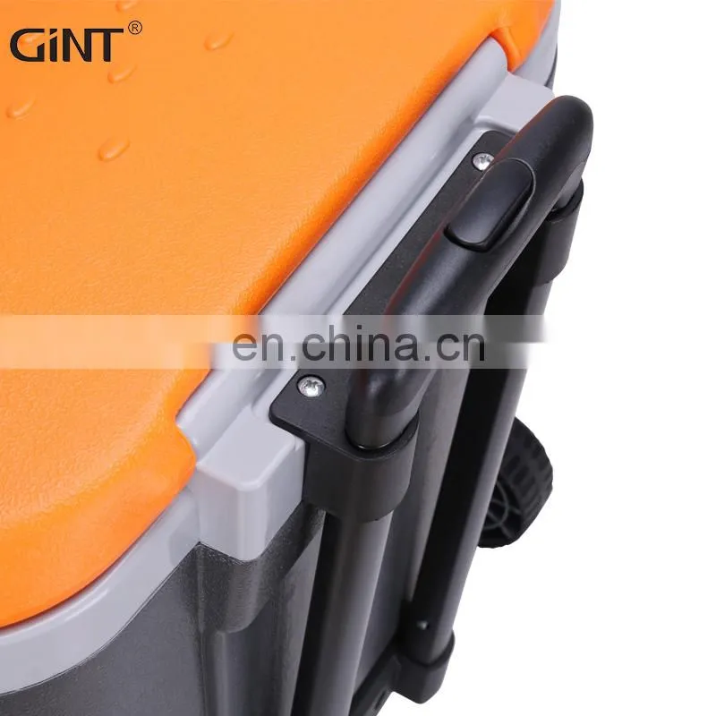 portable modern camping trolley hiking portable beer plastic vaccine cooler drinks camping cooler box with wheels
