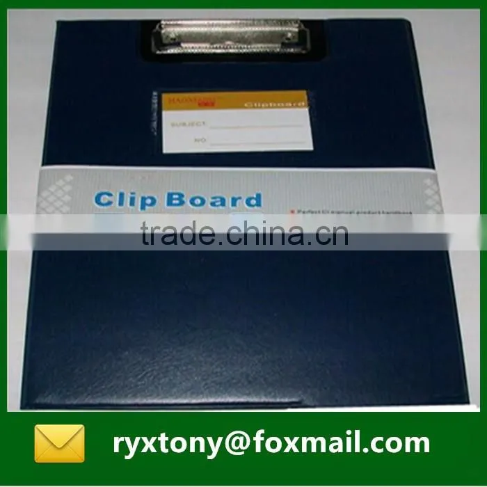 PU leather magnetic clipboard with calculator