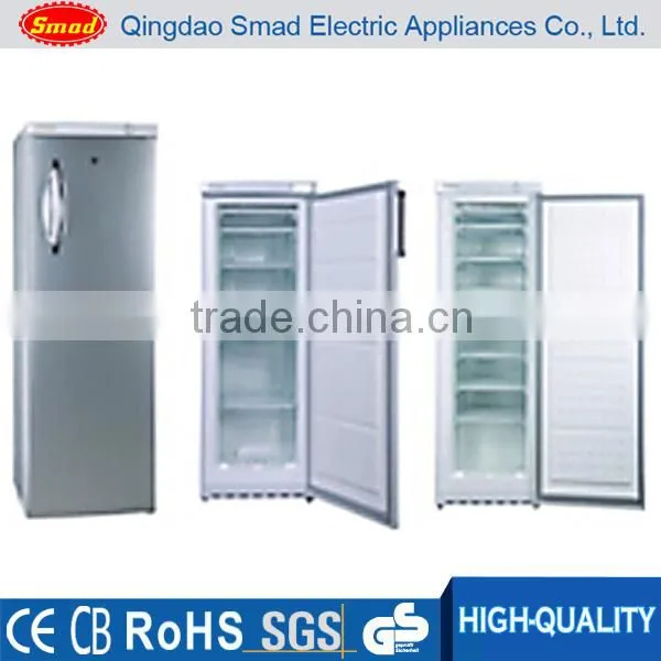 255L Red manual defrost chest freezer for ice cream
