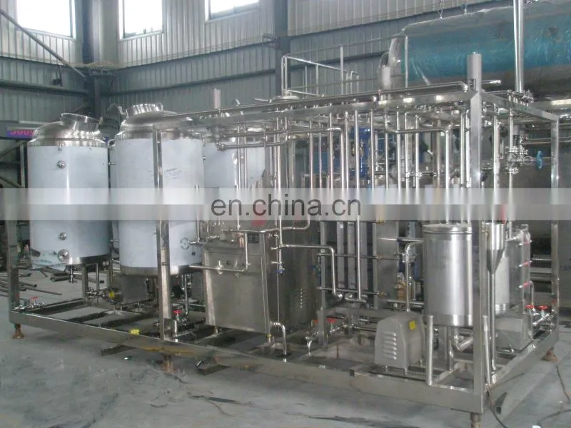 one-piece 500L /H small scale milk yoghurt fruit juice production line for sale