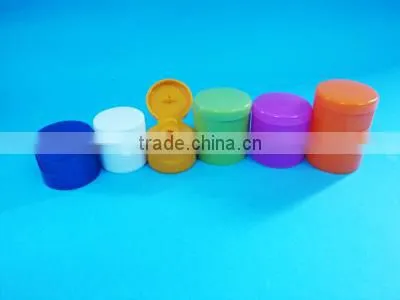 38mm FDA white round flip top cap with silicone valve and PP liner used for food/honey