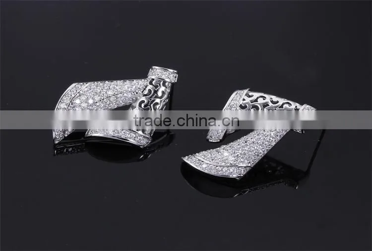 Newest Design Ladies Cubic Zirconia Pendant Classic Banquet Dressed Jewelry Set