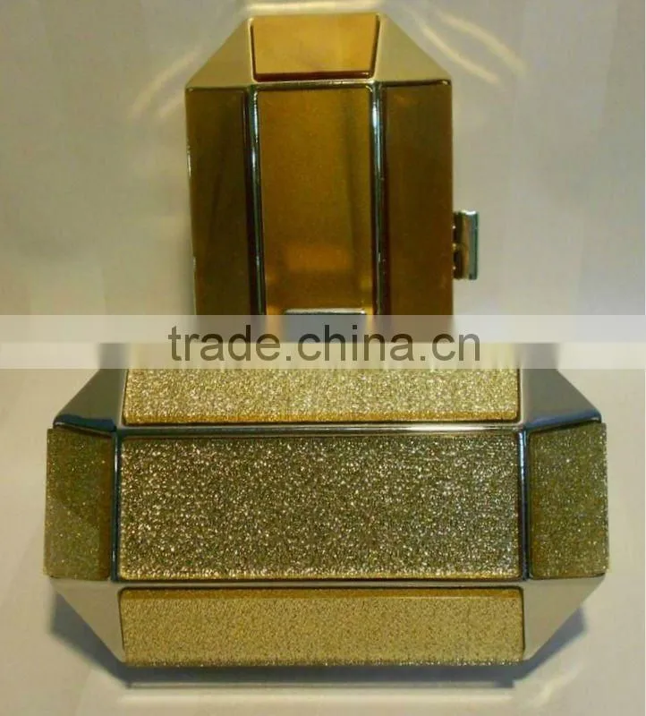 Dongguan bags factory sell beautiful amber resin clutch wallet women love