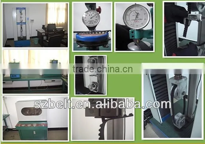 Long working life Rubber Flat v- belt
