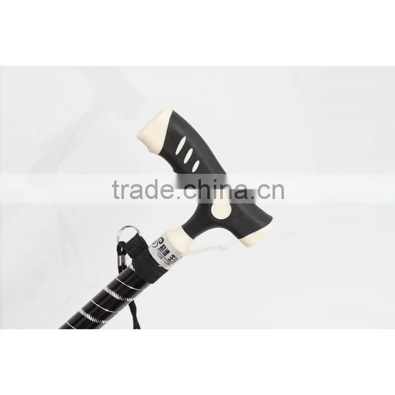 3 legged new brand T grip aluminum alloy anti shock elderly walking stick