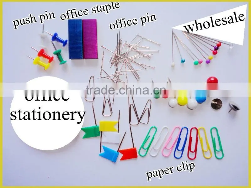 Wholesale 80pcs bright color ball head thumb tacks push pins