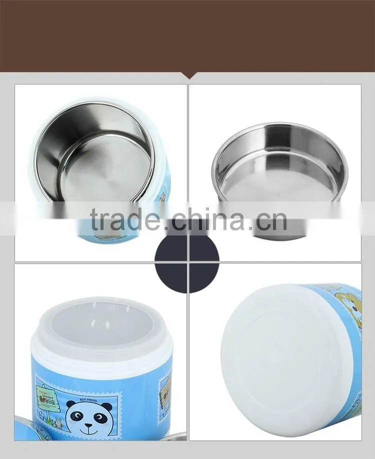 stainless steel bento food warmer container/ bulk layered lunch box thermal