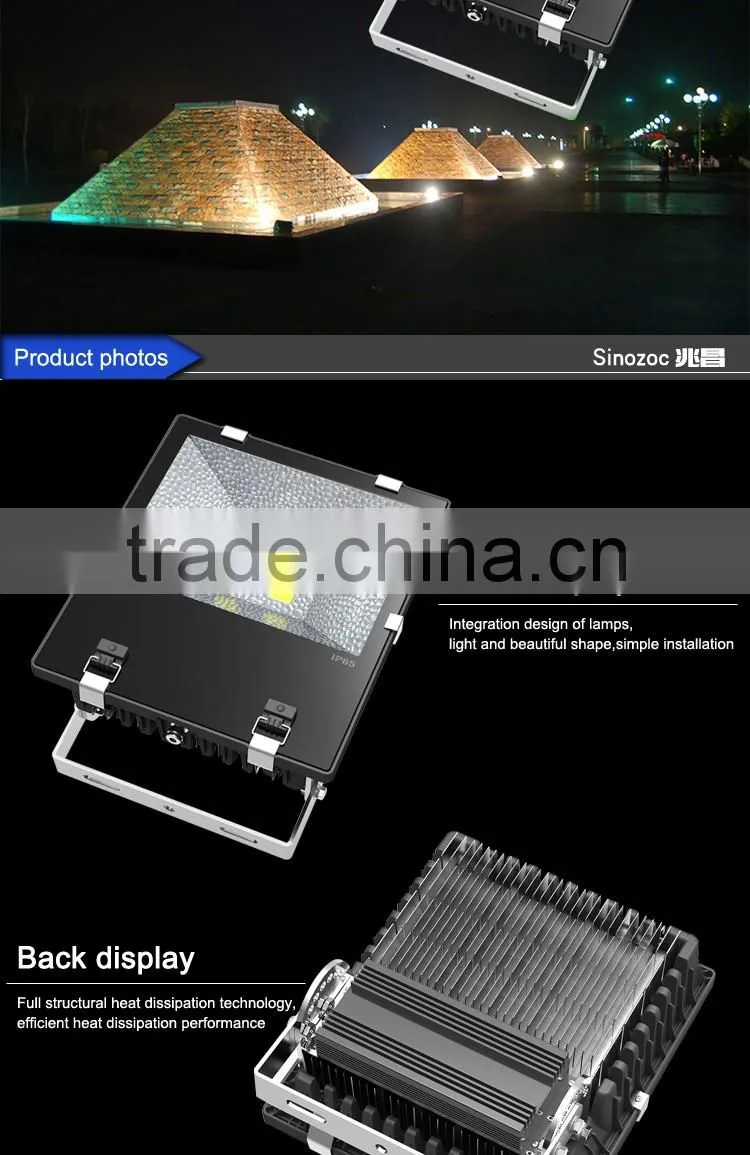 Sinozoc High quality China wholesale IP65 decoration led lighting outdoor stadium lighting fixture led flood light