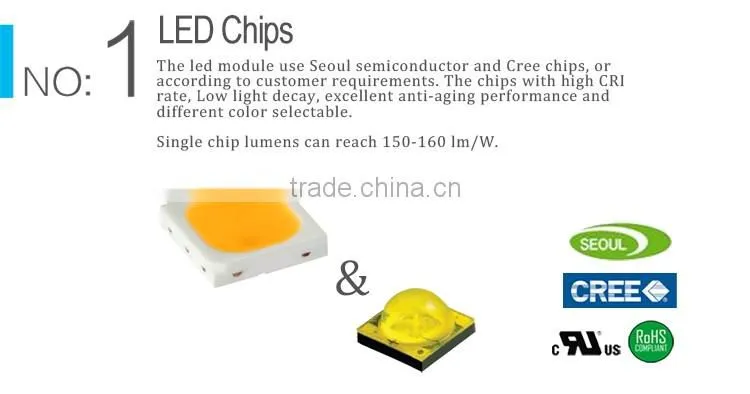 Professional manufacturer aluminum alloy headbody 50w led street light modules