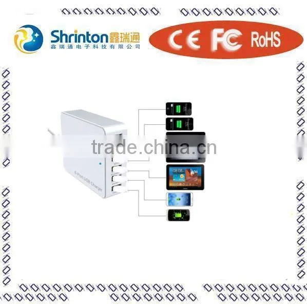 2015 multi USB port 5V 6A laptop ac power adapter and charger for European market