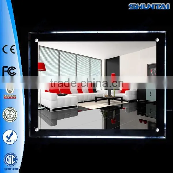 customized ad led acrylic display easels