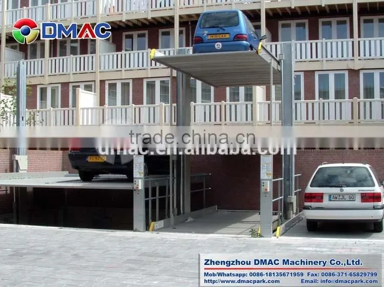 plc control car parking system pit